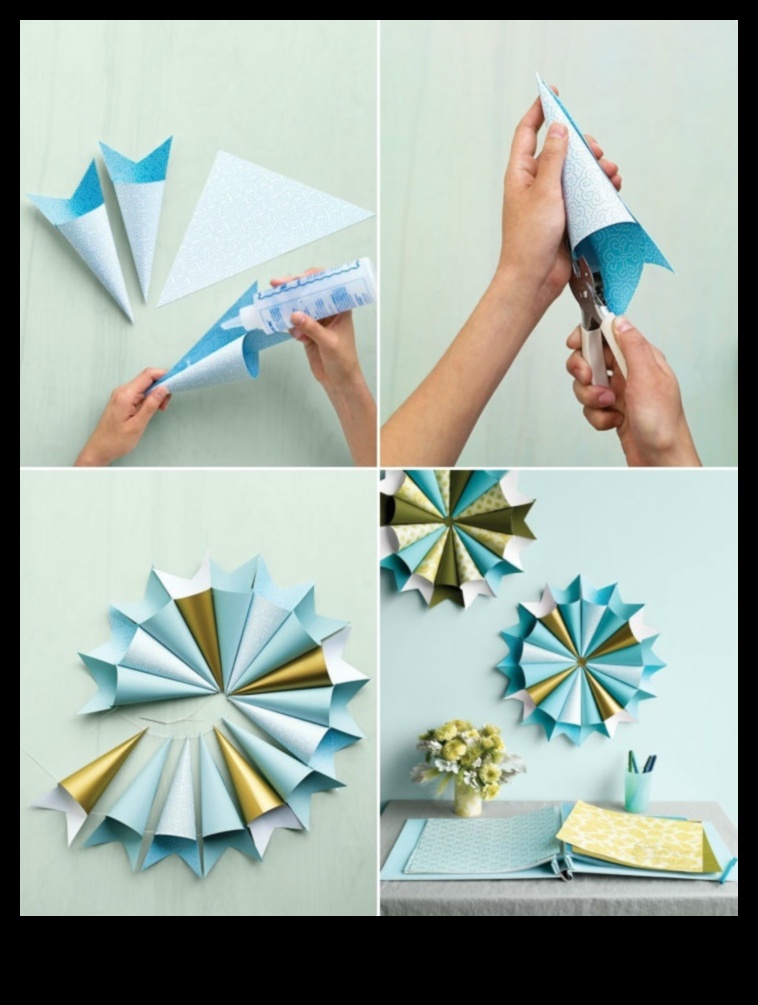 Decoratiuni pentru petreceri DIY Papercraft: Accente realizate manual pentru serbarile festive